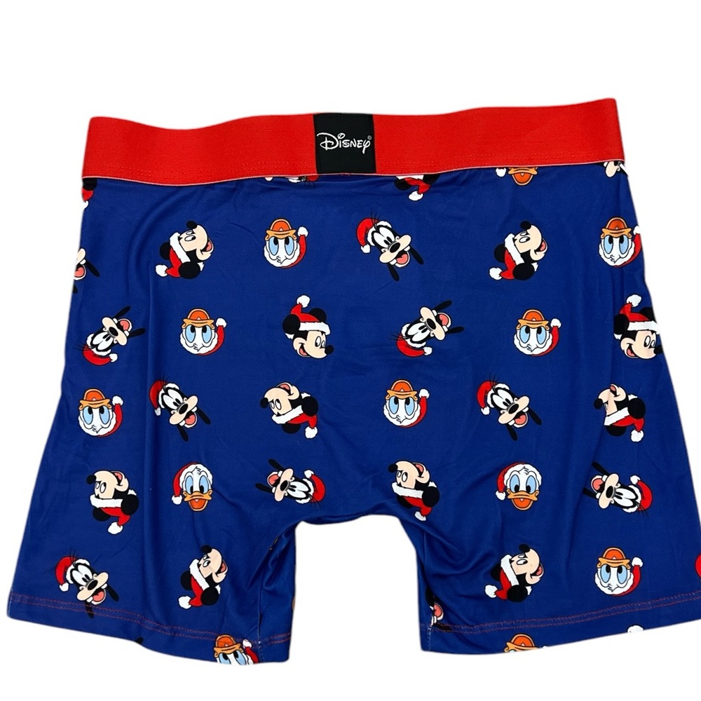 NWT Disney Christmas Men’s Underwear Boxer Briefs Crazy Boxer Medium M Santa - Picture 4 of 4